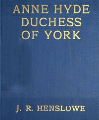 Cover of Anne Hyde, Duchess of York