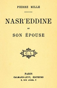 Cover of Nasr'Eddine et son épouse