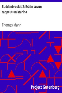 Cover of Buddenbrookit 2: Erään suvun rappeutumistarina