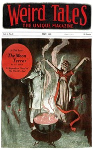 Cover of Weird Tales, Volume 1, Number 3, May, 1923: The unique magazine