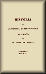 Cover of Historia del levantamiento, guerra y revolución de España (4 de 5)