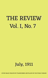 Cover of The Review, Vol. 1, No. 7, July 1911