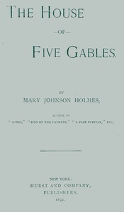 Cover of The house of five gables