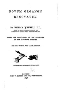 Cover of Novum organon renovatum