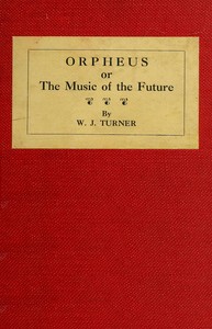 Cover of Orpheus; or, The music of the future