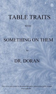 Cover of Table traits, with something on them