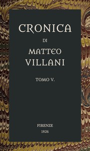 Cover of Cronica di Matteo Villani, vol. 5
