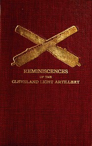 Cover of Reminiscences of the Cleveland Light Artillery