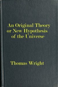 Cover of An original theory or new hypothesis of the universe