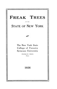 Cover of Freak trees of the State of New York