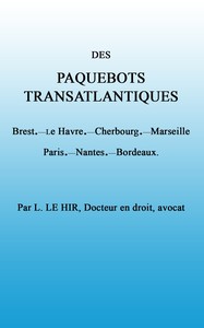 Cover of Des paquebots transatlantiques