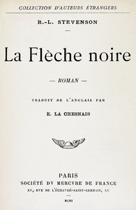 Cover of La flèche noire