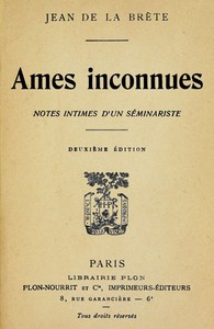 Cover of Ames inconnues