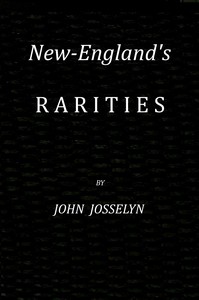 Cover of New-England's rarities discovered