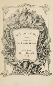 Cover of In Cupid's court