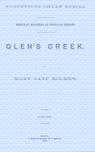 Cover of Glen's Creek