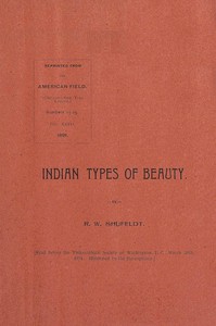 Cover of Indian types of beauty