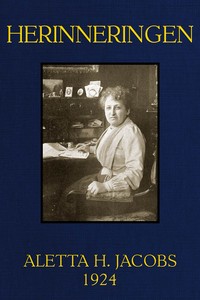 Cover of Herinneringen van Dr. Aletta H. Jacobs