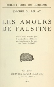Cover of Les amours de Faustine