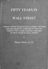 Cover of Fifty years in Wall Street