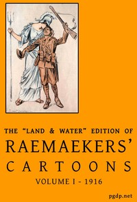 Cover of The "Land & Water" edition of Raemaekers' cartoons, volume 1