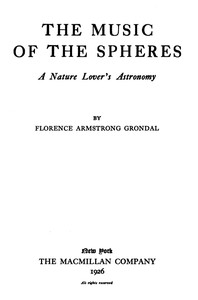 Cover of The music of the spheres
