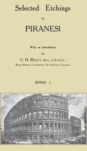 Cover of Selected etchings by Piranesi, series 1.