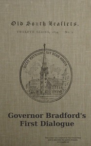 Governor Bradford's first dialogue