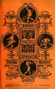 Cover of The Cornhill Magazine (Vol. I, No. 5, May 1860)