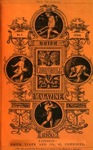Cover of The Cornhill Magazine (Vol. I, No. 6, June 1860)