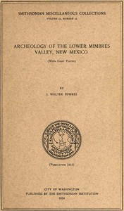 Cover of Archeology of the lower Mimbres valley, New Mexico