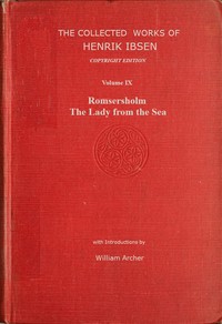 Cover of The collected works of Henrik Ibsen, Vol. 09 (of 11)