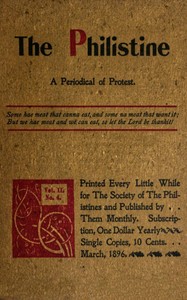 Cover of The Philistine