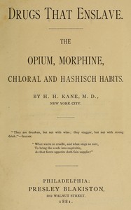 Cover of Drugs that enslave