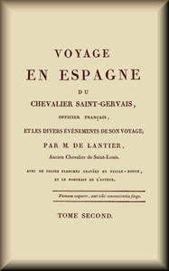 Cover of Voyage en Espagne du Chevalier Saint-Gervais (2 de 2)