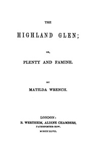 Cover of The Highland glen
