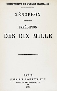 Cover of Expédition des dix mille