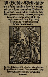 Cover of A godly medytacyon of the christen sowle, concerninge a loue towardes God and hys Christe