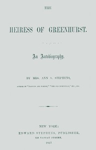 Cover of The heiress of Greenhurst