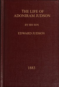 Cover of The life of Adoniram Judson