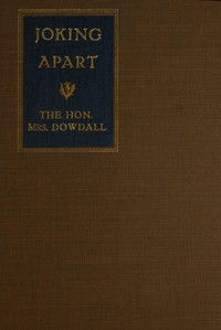 Cover of Joking apart