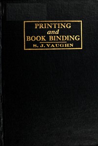 Cover of Printing and bookbinding for schools