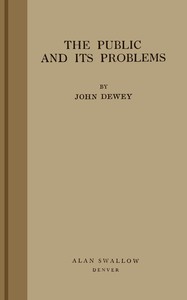 Cover of The public and its problems