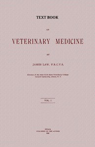 Cover of Text book of veterinary medicine, Volume 1 (of 5)