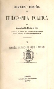 Cover of Principios e questões de philosophia politica (Vol. 1 of 2)