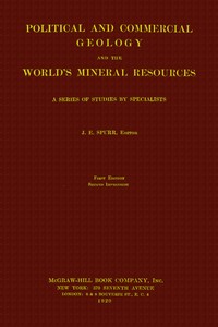 Cover of Political and commercial geology and the world's mineral resources