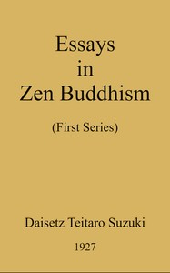 Cover of Essays in Zen Buddhism