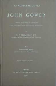 Cover of The complete works of John Gower, volume 2