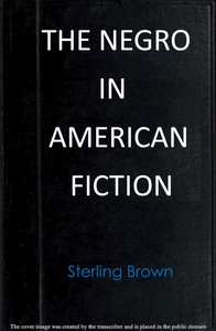 Cover of The Negro in American fiction