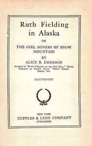 Cover of Ruth Fielding in Alaska